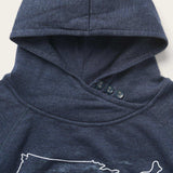 Stetson Navy Heather Fleece Knit Hooded Sweatshirt - Stetson - Flyclothing LLC