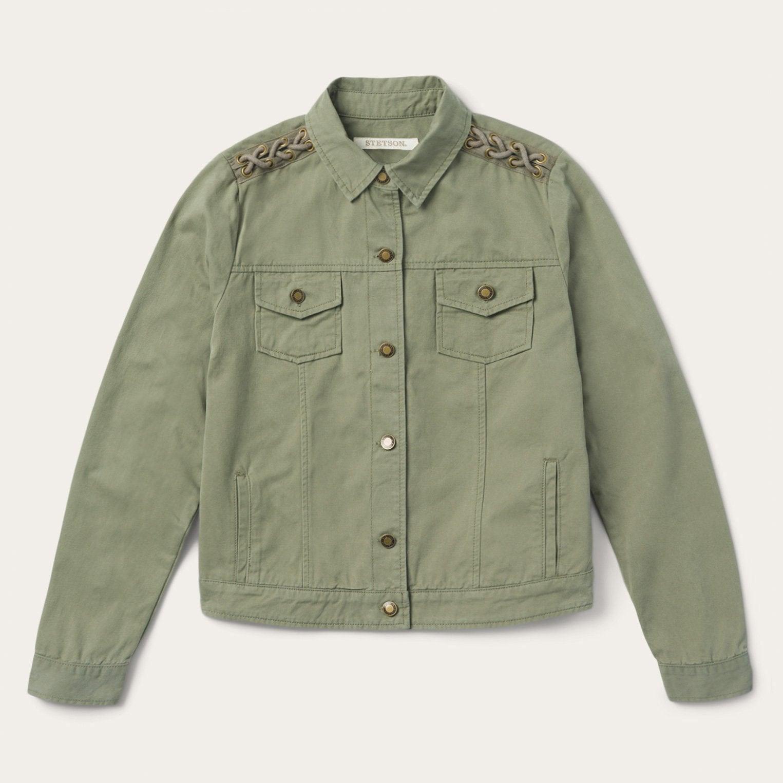 Stetson Olive Twill Jacket Flyclothing LLC