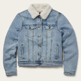 Stetson Denim Sherpa Lined Jacket - Stetson - Flyclothing LLC