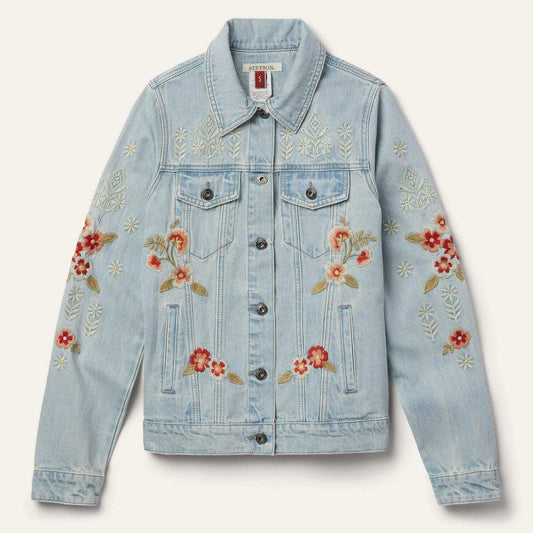 Stetson Embroidered Denim Jacket - Stetson - Flyclothing LLC