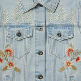 Stetson Embroidered Denim Jacket - Stetson - Flyclothing LLC