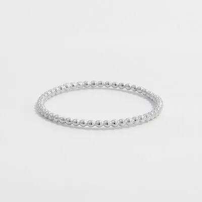 925 Sterling Silver Bead Ring - Trendsi - Flyclothing LLC