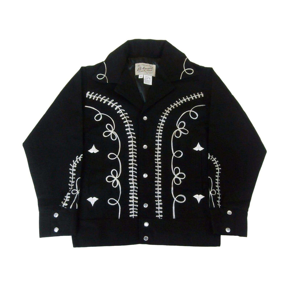 Rockmount Clothing Kid's Vintage Western Bolero Jacket with White Rope Embroidery - Rockmount Clothing - Flyclothing LLC