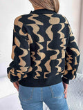 Round Neck Long Sleeve Sweater - Trendsi - Flyclothing LLC