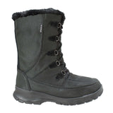 FreeShield Women's Waterproof Nylon Upper Winter Boot with Suede Trim Black - AdTec - Flyclothing LLC