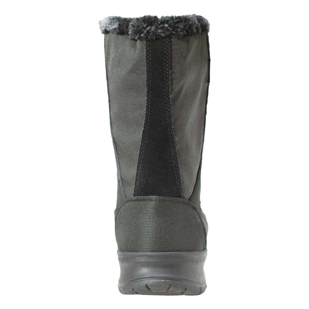 FreeShield Women's Waterproof Nylon Upper Winter Boot with Suede Trim Black - AdTec - Flyclothing LLC