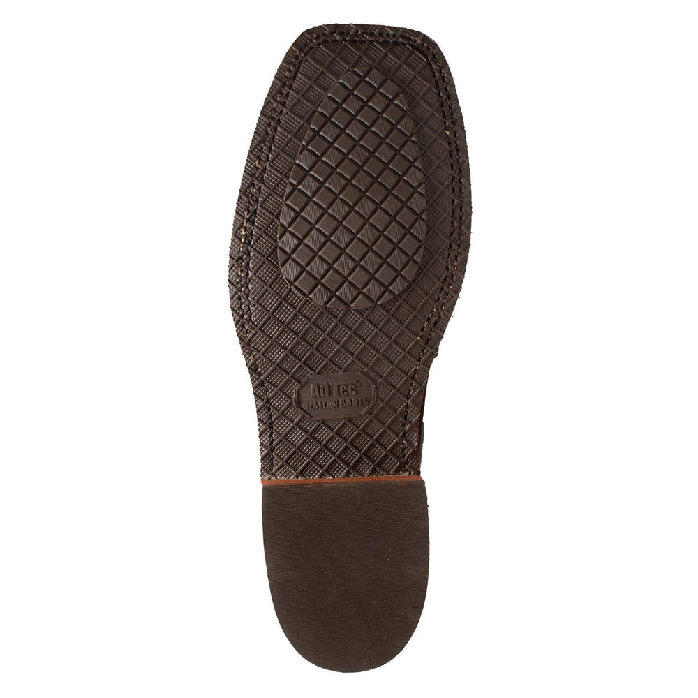 AdTec Men's 11" Western Square Toe Brown - AdTec
