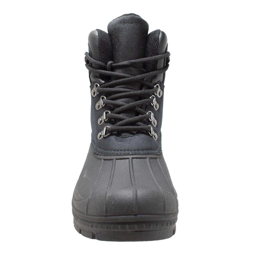 Winter Tecs Men's Durable Nylon Winter Boots Lace Black - Winter Tecs - Flyclothing LLC