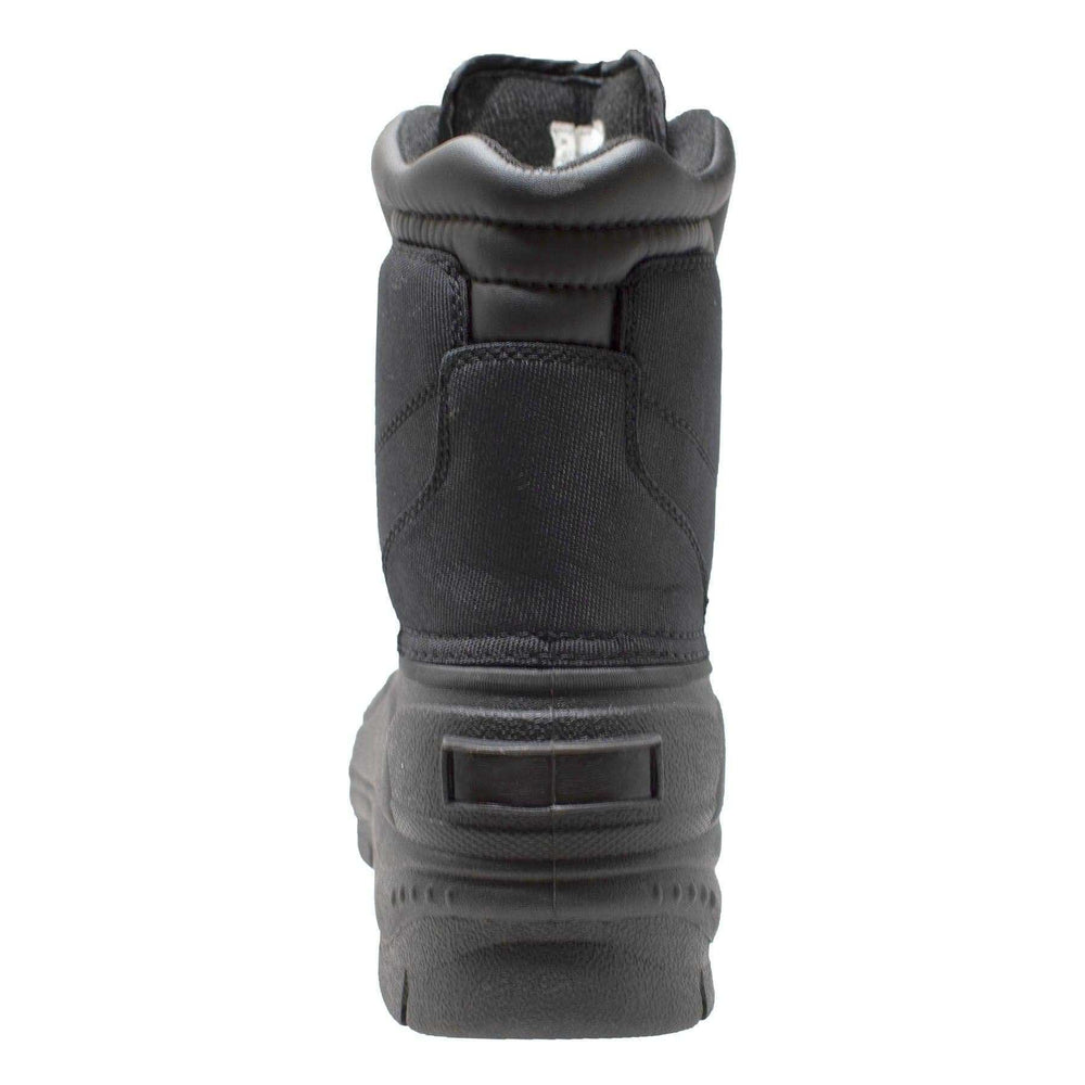 Winter Tecs Men's Durable Nylon Winter Boots Zipper Black - Winter Tecs - Flyclothing LLC