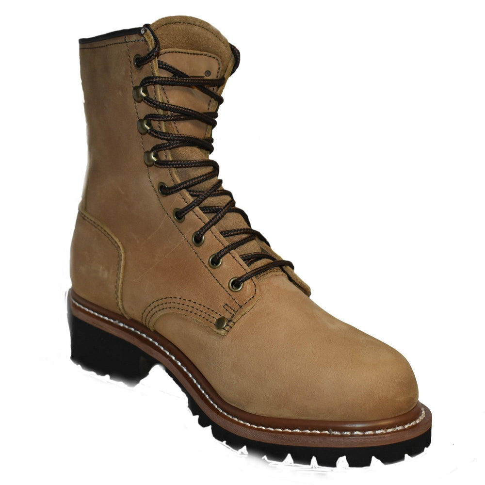 AdTec Men's 9" Waterproof Logger Brown - AdTec