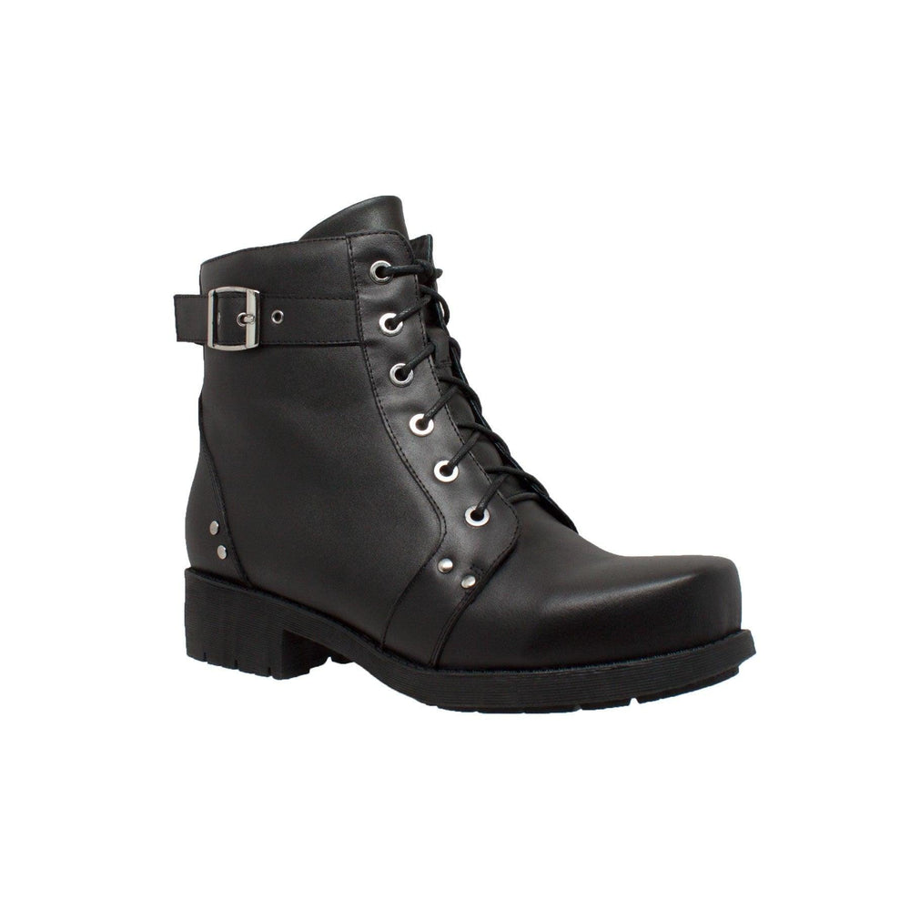 RideTecs Women's 7" Biker Boot Black - AdTec