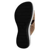 Shaboom Women's Comfort Curved Slide Sandals Taupe - Rocsoc - Flyclothing LLC