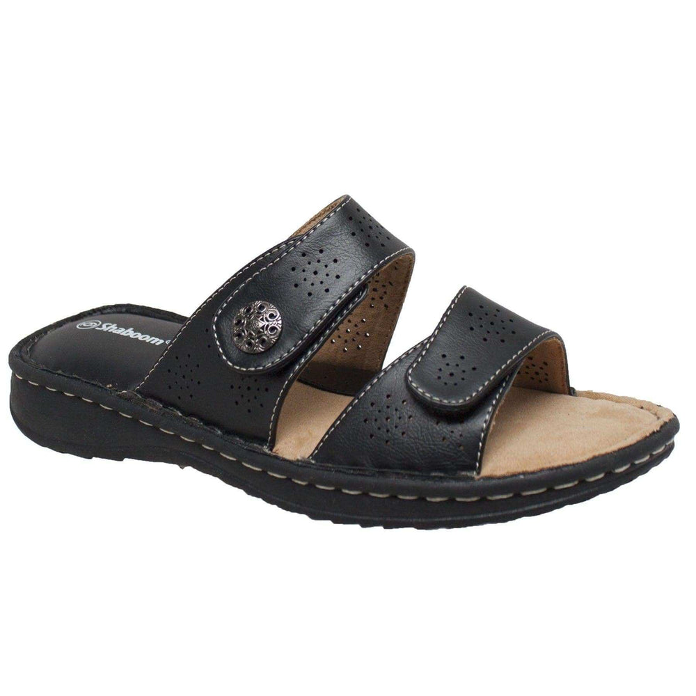 Shaboom Women's Comfort Slide Sandals Black - Rocsoc - Flyclothing LLC