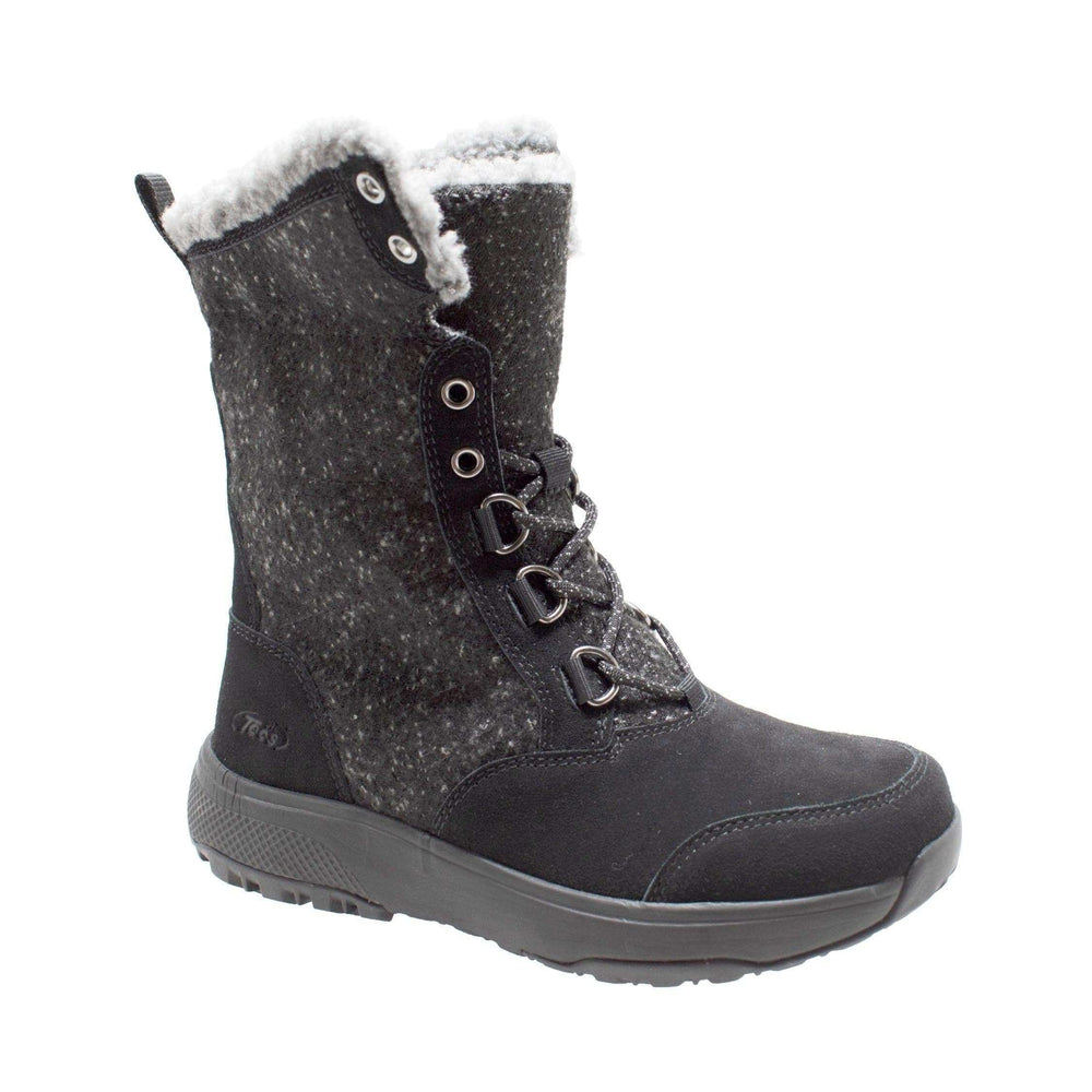 Winter Tecs Women's Microfleece Lace Winter Boot Black - AdTec - Flyclothing LLC
