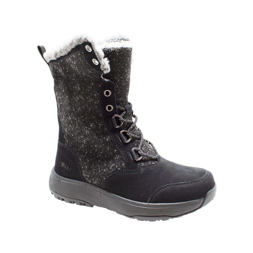 Winter Tecs Women's Microfleece Lace Winter Boot Black - AdTec - Flyclothing LLC