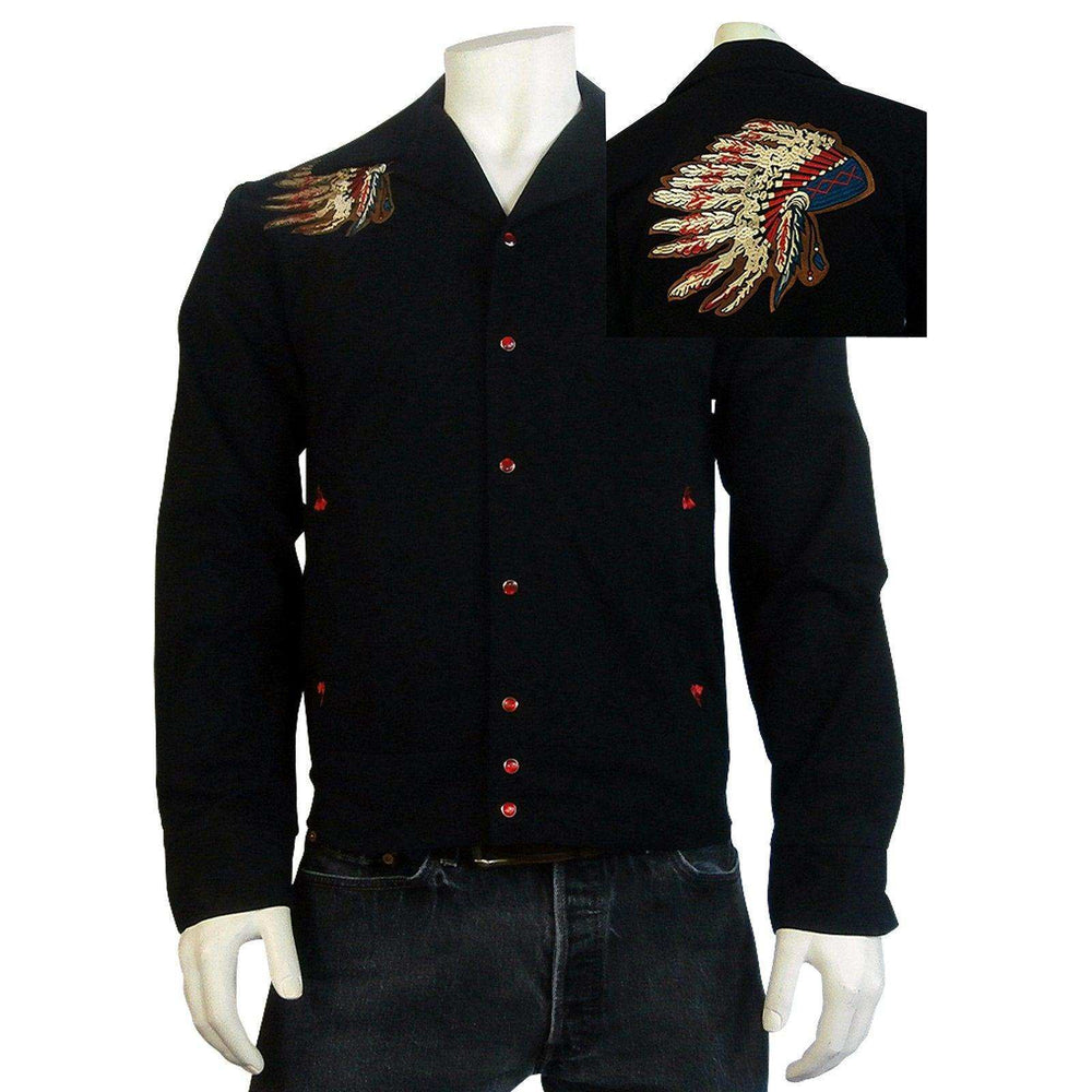Rockmount Clothing Mens Vintage Gabardine Warbonnet Bolero Western Jacket - Rockmount Clothing - Flyclothing LLC