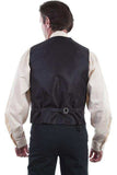 Scully BROWN NO LAPEL PAISLEY VEST - Scully Leather - Flyclothing LLC