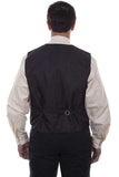 Scully RED NO LAPEL PAISLEY VEST - Scully Leather - Flyclothing LLC