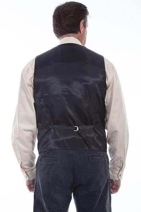 Scully GREY MINI HERRINGBONE DOUBLE BREASTED VEST - Scully Leather - Flyclothing LLC