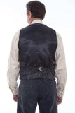 Scully CHARCOAL PLAID POINT BOTTOM VEST - Scully Leather - Flyclothing LLC