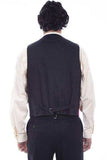 Scully BURGUNDY WOOL BLEND POINT BOTTOM VEST - Scully Leather - Flyclothing LLC