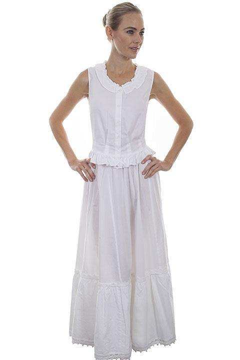 Scully WHITE PETTICOAT - Scully Leather - Flyclothing LLC