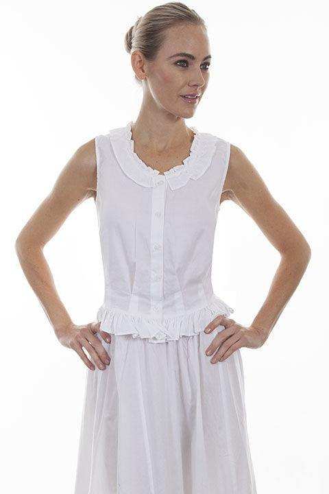Scully WHITE CAMISOLE - Scully Leather - Flyclothing LLC