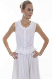 Scully WHITE CAMISOLE - Scully Leather - Flyclothing LLC