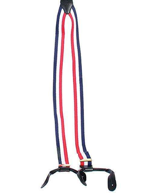 Scully RED WHITE & BLUE LADIES RED/WHT/BLUE ELASTIC SUSPENDER - Scully Leather - Flyclothing LLC