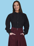 Scully BLACK LADIES BLOUSE - Scully Leather - Flyclothing LLC