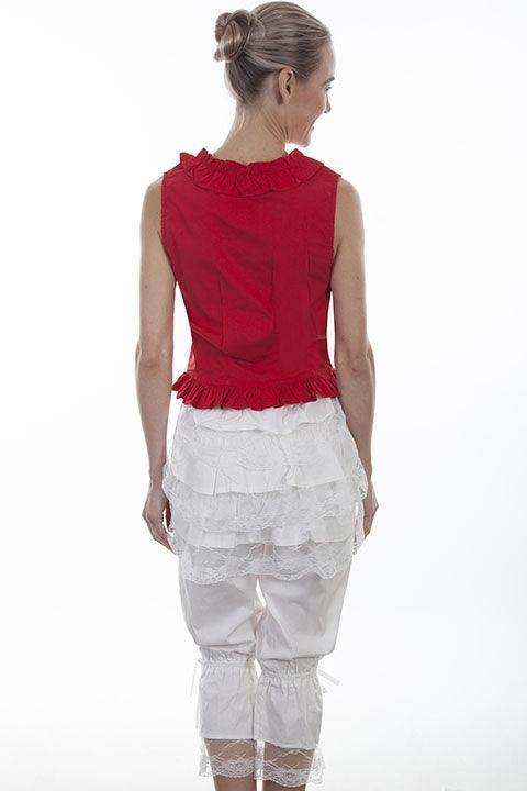 Scully WHITE BLOOMER W/BUSTLE - Scully Leather - Flyclothing LLC