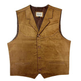 Rockmount Clothing Men's Tan Suede Cloth Leather Vest - Rockmount Clothing - Flyclothing LLC