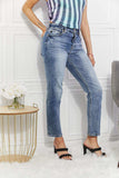 Kancan Full Size Amara High Rise Slim Straight Jeans - Trendsi - Flyclothing LLC