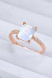 Square Moonstone Ring - Trendsi - Flyclothing LLC