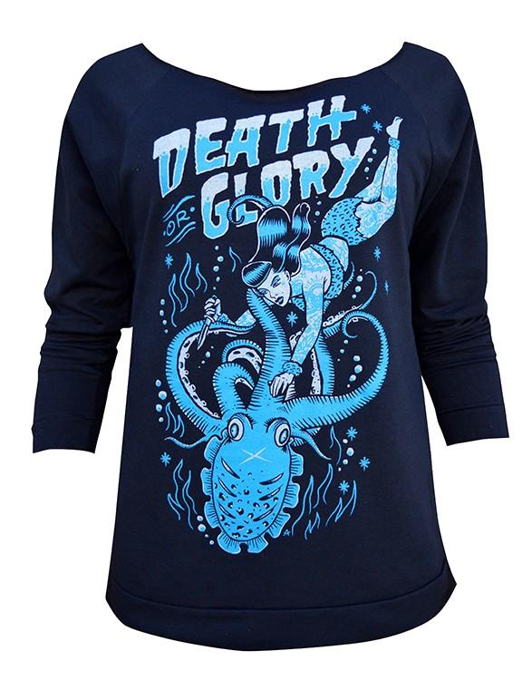 Lowbrow Adi Death or Glory Unfinished Sweatshirt - Flyclothing LLC