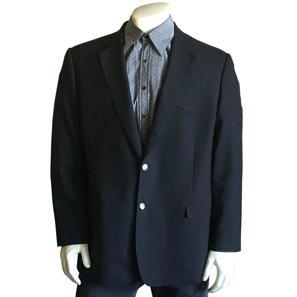 Rockmount Ranch Wear Mens Black Western Blazer - Rockmount Clothing - Flyclothing LLC