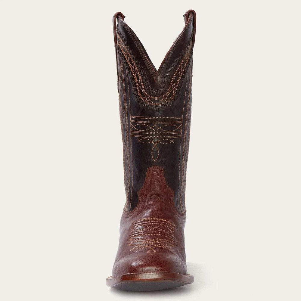 Stetson Denver Brown Goat Hand Stitched Cowboy Boot - Stetson - Flyclothing LLC