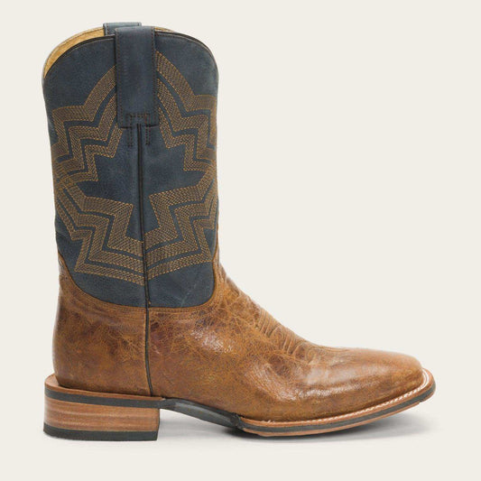Stetson Goddard Burnished Blue & Brown Leather Boot - Stetson - Flyclothing LLC