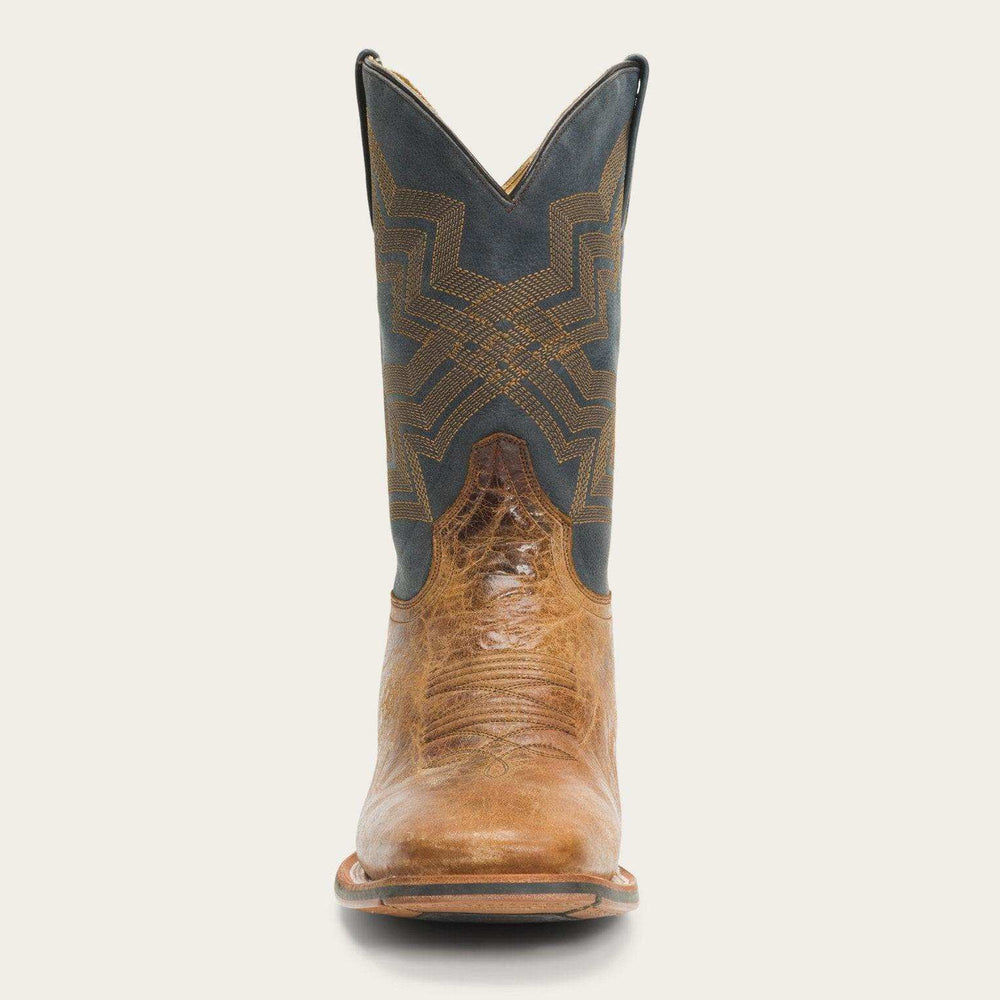 Stetson Goddard Burnished Blue & Brown Leather Boot - Stetson - Flyclothing LLC