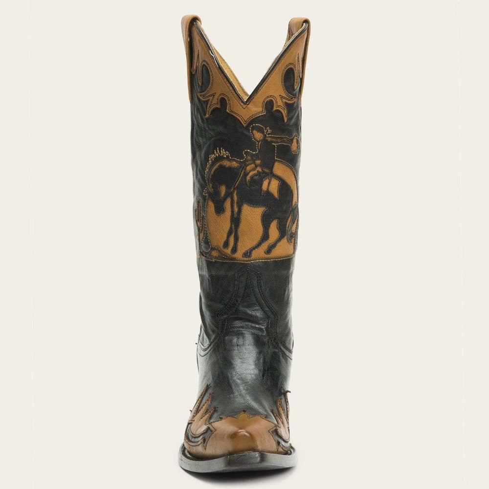 Stetson Faye Cowgirl & Horse Underlay Leather Boot - Stetson - Flyclothing LLC