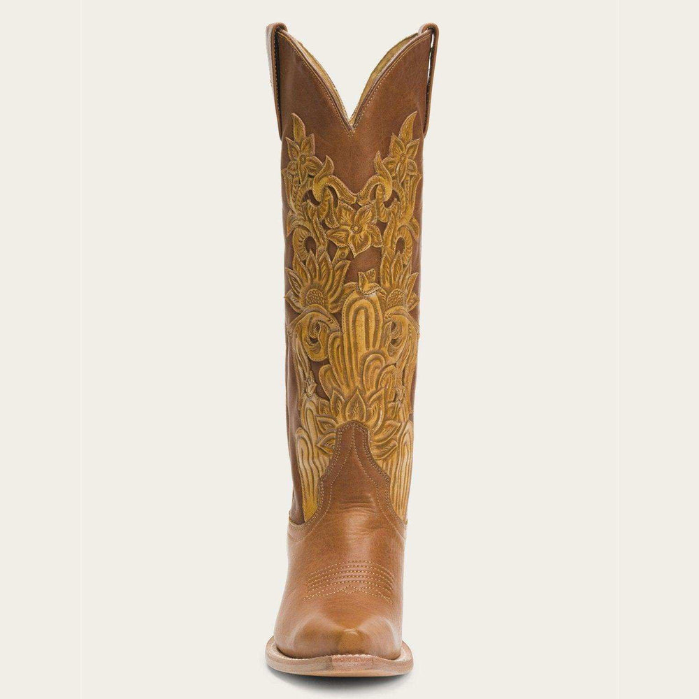 Stetson Jules Hand Tooled Leather Boot - Stetson - Flyclothing LLC