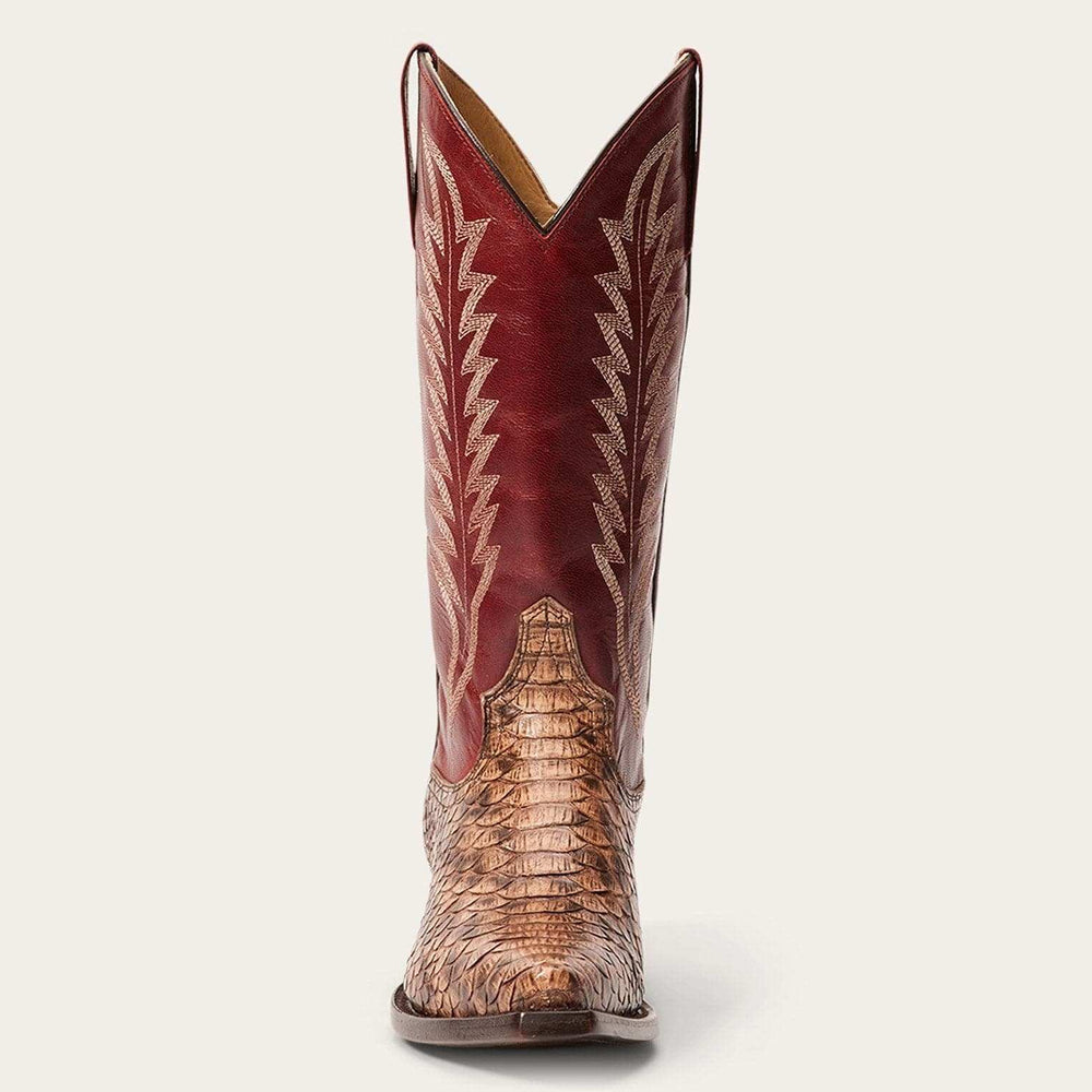 Stetson Ember Python Snip Toe Boot - Stetson - Flyclothing LLC