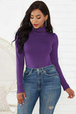 Turtleneck Long Sleeve Bodysuit - Trendsi - Flyclothing LLC