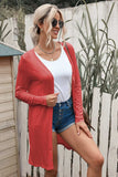 Button Up Long Sleeve Cover Up - Trendsi - Flyclothing LLC