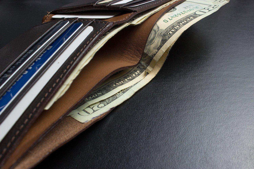 Kiko Leather Double Bifold Wallet - Kiko - Flyclothing LLC