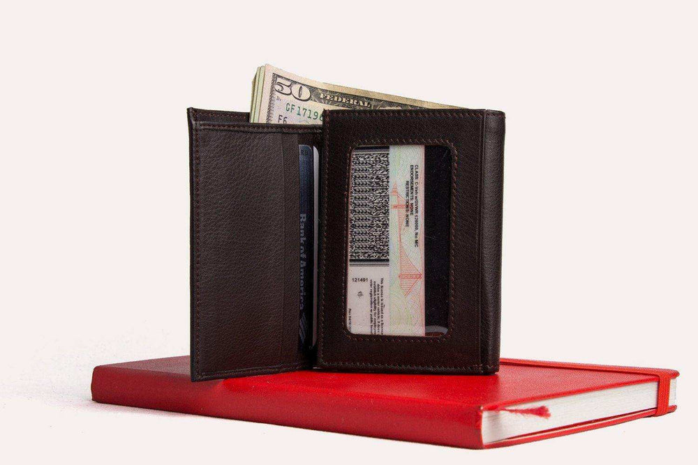 Kiko Leather Trifold Wallet - Kiko - Flyclothing LLC