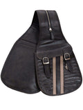 Scully BLACK SADDLE BAG - Scully Leather - Flyclothing LLC