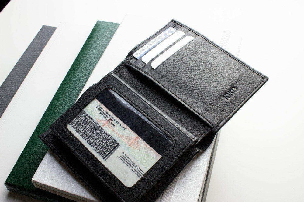 Kiko Leather Slimfold Passcase Wallet - Kiko - Flyclothing LLC
