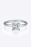 1 Carat Moissanite 925 Sterling Silver Solitaire Ring - Trendsi - Flyclothing LLC