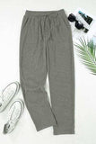Drawstring Straight Pants with Pockets - Trendsi - Flyclothing LLC